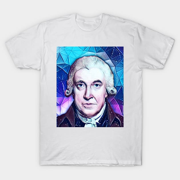 James Watt Snowy Portrait | James Watt Artwork T-Shirt by JustLit